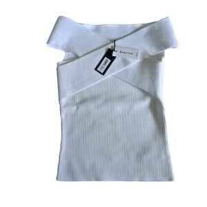 NWT Aritzia BABATON Transcript WHITE S